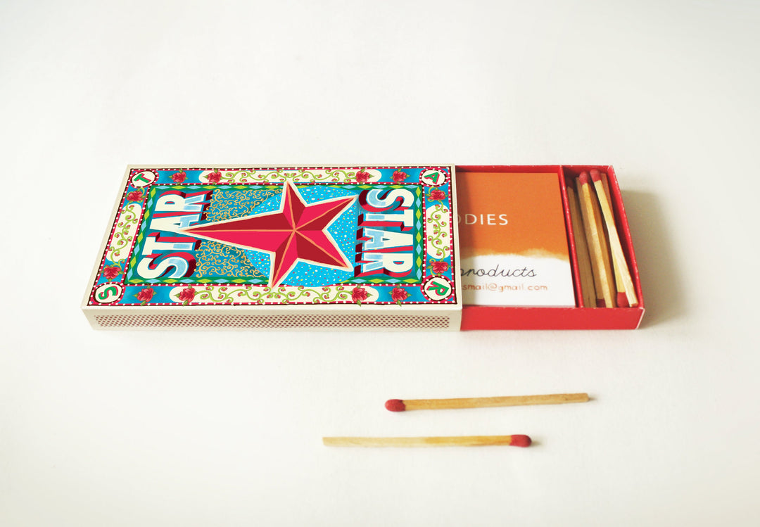 STAR Matchbox Business Card Holder DIY Paper Craft Kit