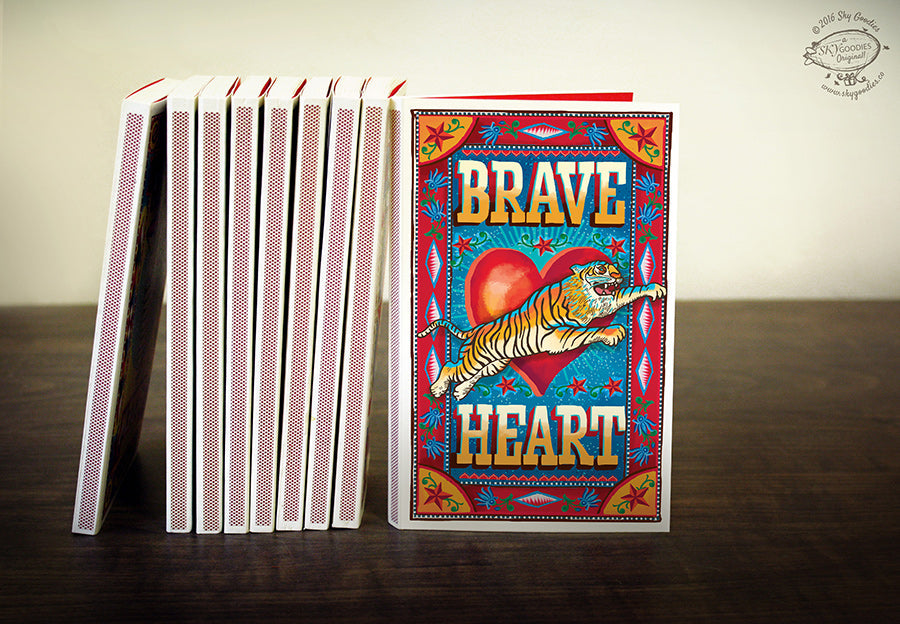 BRAVE HEART Match Book Notebook